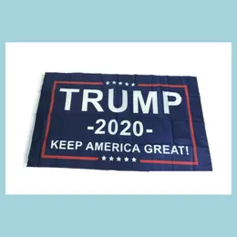 Bannerflaggen Donald Trump Flag Keep America Great For President Usa Polyester mit Messingösen 3 x 5 Ft Blue Drop Delivery Home G Dhfnu