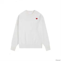 Designer Amiparis Sweatshirt Paris AM I Pullover Big Coeur Love Heart Jacquard Rundhalsausschnitt Sweat USA UK Streetwear Casual Hoody Kleines Logo AMIs YZ92