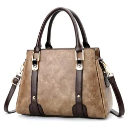 HBP Ladies HandBags Purses Women Totes Bags CrossbodyBags Leather Handbag Purese Female Bolsa Khaki Color 1086