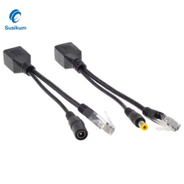 5 par PoE-splitterare Strömförsörjning Passiv effekt över Ethernet RJ45 Adapterkabel 12-48V POE-kabel för IP-kamera