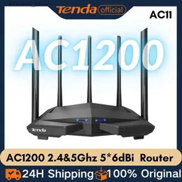 Routery TEDA AC11 AC1200 WiFi Router Gigabit bezprzewodowy router 2.4G 5 GHz Podwójny pasek MU MIMO 5 Antenne Sygnał sygnałowa Q231114