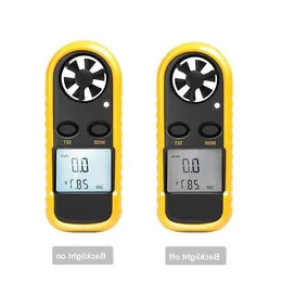 Andere physikalische Messgeräte Digitales Anemometer Messwerkzeug Windgeschwindigkeitsmessgerät 30 m/s LCD Handgerät Junus