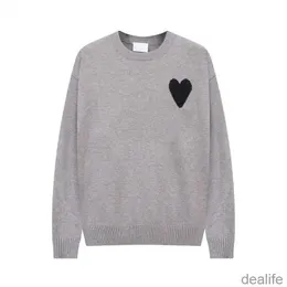 Amis Am i Paris Sweater Women Men Warm Sweat Amipais Streetwear Hop Casual Long Sleeve Amisweater Knitted Pull Coeur Heart Love Pattern C5cp
