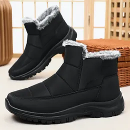 men shoe cotton shoe warm insulation high top designer shoe plush and thickened polyurethane lightweight cotton boots cross-border snow boots winter outdoor shoe