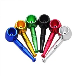 ACOOK tobacco pipe 85mm Metal Detachable pipe Aluminum Cigarette holder Creative Pipe with filter