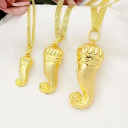 Naszyjniki wiszące naszyjniki moda kobiety Chili Bakłażan z łańcuchem Hip Hop złota platowana miedziana Mężczyzny Rozmiar biżuterii S m l