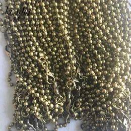 Bag Parts Accessories Kissdiy 10pcs 120CM/ 47" long Ball Metal Chain for Purses/Bags DIY Antique Brass bronze Hight Quality Purse Accessory 231114