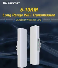 Routery w magazynie! Comfast Long Range 5 km zewnętrzny router AP Most Wi-Fi 300 MBPS 5 GHz WiFi CPE 2*14DBI Wi-Fi Nanostation Q231114