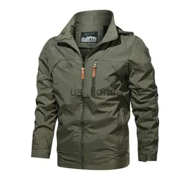 Men's Jackets Fashion Windbreaker Jacket Men Solid Color Hooded Outdoor New In Outerwears Sping Autumn Clothing Coats Jackets For Men 5XL J231111