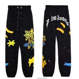 Palmas de los hombres Palm Angel PA Pantalones Diseñador Pantalones de chándal Impresión de moda Deporte Retro Pantalón suelto High Street Joggers Pareja Pantalón Hip Hop Streetwear Angels 8127 XAP