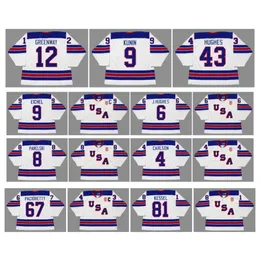 SJ Eichel 2014 Team USA Hockey Jersey Patrick Kane Joe Joe Pavelski John Carlson Greenway Kunin Luke Hughes Max Pacioretty