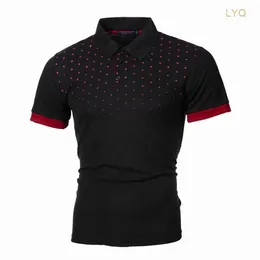 Polo da uomo Polo estiva a maniche corte da uomo Polo da golf traspirante T-shirt sportiva da escursionismo Top casual da lavoro maschile