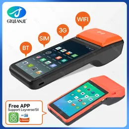 Android 8.1 POS PDA Terminal With 58mm Receipt Bill Thermal Printer Point Of Sale System Device Bluetooth WiFi