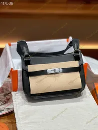 2023 Ny Damväska Lyxig Designer Handväska Gypsy Mini Vintage Wanderer Bag Swift Läder Casual One Shoulder Sned gränsöverskridande Postman Bag Cross Lock Bag