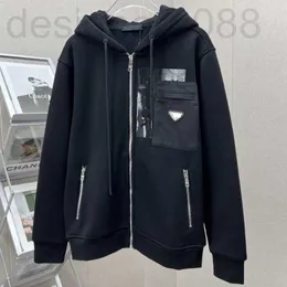 Erkek Hoodies Sweatshirts Tasarımcı Par Sweater Kapşonlu Palto Sonbahar Kış Yeni İşlemeli Mektup Kapüşonlu Spor Giyim Fermuarlı Hırka Kadın Ceketleri V70m