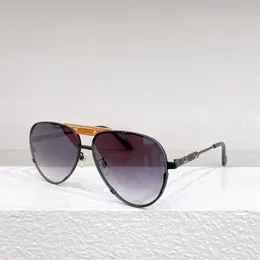 Mode zonnebrillen voor mannen en vrouwen ontwerpers 0450 luipaardprint metalen poten anti-ultraviolet retro brillen ovaal meerkleurig frameloze stijlen bril willekeurige doos