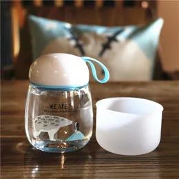 Tumblers милый водяной чашка портативное стеклянное мини -путешествие вино коктейль корейский сексуальный творческий дизайн tasse home eg50bl 230413