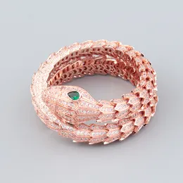 real 18k solid gold bangle bracelet ladies bracelet womens men friendship bracelets Double Snake infinity Luxury designer jewelry Party Wedding gifts Birthday