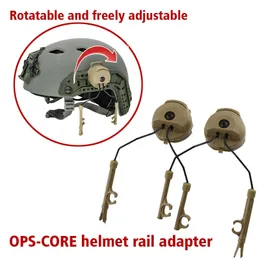 Outros artigos esportivos Suporte de montagem de fone de ouvido tático para capacete COMTAC II ARC OPSCORE Adaptador de trilho Ajuste rápido Rotação de 360 ° 231113