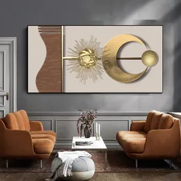 Modern 3D Visual Effect Geometrisk väggkonst Canvas Måla nordisk enkelhet Konst affisch Tryck Vägg Bild för vardagsrumsdekor