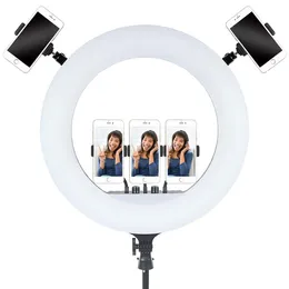 FreeShipping 18 polegadas 2700-6500K LED Ring Lamp Iluminação fotográfica com tripé remoto Ring Light para câmera Youtube Maquiagem Vídeo Wfwoi