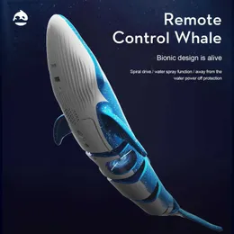 Electric/RC Animals Simulated Remote Control Whale Can Dive Out Of The Water Move Forward Left And Right Children's Toy Spiral Go Ahead Q231114