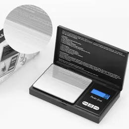 Mini Pocket Digital Scales Digital Coin Jóias de ouro Balance LCD LCD Electronic Digital Scale Balance com caixa de varejo 100g/0,01g 200g/0,01g 500g/0,01g 1kg/0,1g