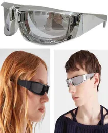 Solglasögon mode occhiali p hembanan spr29y rektangulär ram silver sportstil glasögon spr 25 nylon material toppkvalitet wi4238553