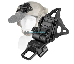 Metal L4 G24 L4G24 Soporte de soporte de montaje NVG para PVS15 PVS18 GPNVG18 Goggle Night Vision Stent Skip Fast Ops Helmet Piezas