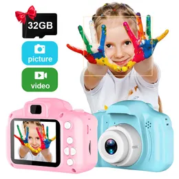 Telecamere giocattoli per bambini per bambini mini giocattoli educativi per bambini regali baby regalo di compleanno telecamera digitale videocamera 1080p videocamera 230414