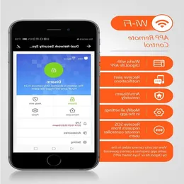 FreeShipping Wireless Home WIFI GSM Security Alarm System Kit APP Control Smart Motion Detector Sensor Burglar Alarm System Qelgv