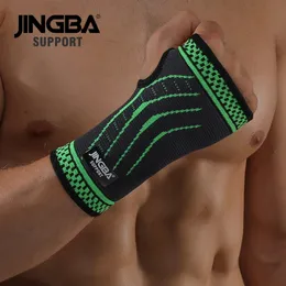 Suporte de pulso JINGBA SUPORTE 1 PCS Esportes Equipamentos de proteção Boxe Mão Wraps Banda Bandagem Suporte Pulseira de levantamento de peso 231114