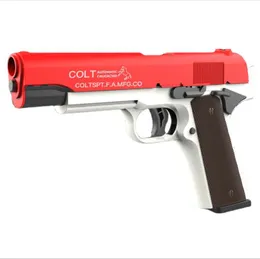 Gun Toys New Series 1911 Pistol Löstagbar upprepad mjuk kastskal leksakspistol för pojkar utomhusspel