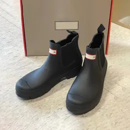 Jägare designer booties gummi regn stövlar martin toppkvalitet platt klättring stövel män kvinnor vinter snö stövlar utomhus casual run hike utforska plattform sneaker ankel sko