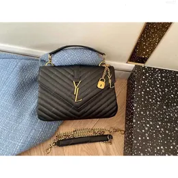 10Aluxury designer handväska handväskor axelväskor messenger väska klassisk kedja rem axel väska kostym damer underarm axlar plånbok