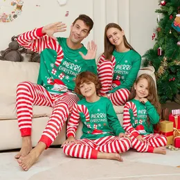 Abiti coordinati per la famiglia Pigiami coordinati natalizi Abiti per adulti Bambini Baby 2024 Indumenti da notte per la famiglia Natale Padre Madre Figlia Figlio Pigiama Abbigliamento Set 231114