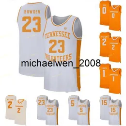 Mich28 Tennessee Volunteers College Basketball Jersey 24 Lucas Campbell 3 Drew Pember 32 D.J. Burns 33 Zach Kent 34 Brock Jancek Custom Siched