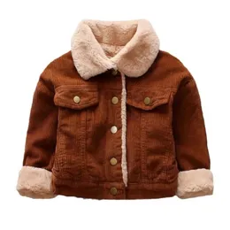 Cardigan Winter Fashion Baby Girl Clothes Children Boys Thicken Warm Jacket Kids Coat Toddler Casual Cotton Costume Infant Sportswear 231115