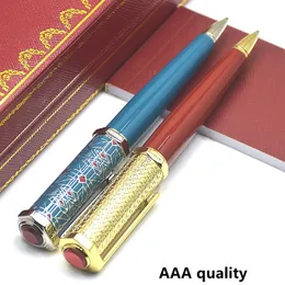 Qualidade AAA para carro canetas esferográficas recarga escritório presente moda negócios caneta papelaria natal azul ntekl