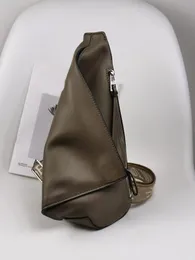 10A Borsa firmata loowo nuova borsa zaino sul petto 327s borsa a tracolla realizzata in pelle di vitello borsa di marca portafoglio zaino multi-modello uomo e donna stessa borsa coppia stile 34CM