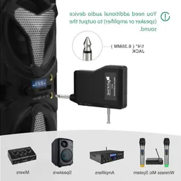 FreeShipping Fifine Sistema de microfone de lapela sem fio UHF de 20 canais com transmissor Bodypack e receptor de microfone de lapela para câmera / ph Gbvp