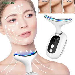 Face Care Devices Neck Anti Wrinkle Lifting Beauty Device Led Pon Therapy Skin Tighten Reduce Double Chin Remove Lines HY48 231115