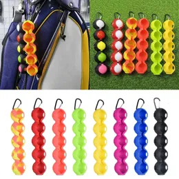 Andra golfprodukter Bollhållare Silikonbollar Skyddande omslag Portable Ball Quick Release Sports Training Accessory 24BD 231114