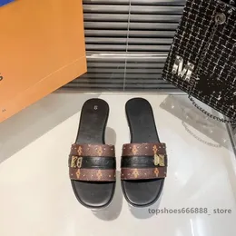 2023 Nuovo designer di lusso Summer LOCK IT Sandali Scarpe da spiaggia da donna Pantofole floreali Infradito da donna di marca v Sandali leggeri con fibbia Scivolo esterno 1v