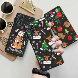 Cell Phone Cases Soft Merry Christmas Gift Case for Xiaomi Redmi 11R 11S 11T 9S 9T 10S Note 11 10 9 8 Pro 11E 5G Trend Capa PhoneL2402