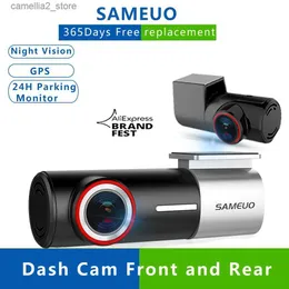 Car DVRs SAMEUO U700 Dashcam Front and Rear Camera Recorder QHD 1944P Car DVR with 2 cam Dash Cam WiFi Video Recorder 24H Parking Monitor Q231115