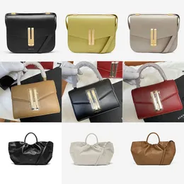 23 Demellier Bag British Vancouver Tofu Bag Designer Women's Classic Leather Square One Shoulder Crossbody Montreal Small Handbag Messenger Handbags