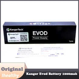 Kanger Evod 1000mAh Battery 510 slitbanan Accepterar Ego Chargers 6 sekunders säkerhetsavbrott