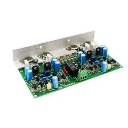 Freeshipping 1st Class A Power Amplifier Board 100W Färdigt kort med högtalarskydd och vinkelaluminium Radiator T1325 NKJEJ