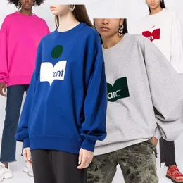 Franse Niche Designer Sweatshirts IS dubbele contrasterende kleur Logo losse halflange fleece truien met ronde hals
